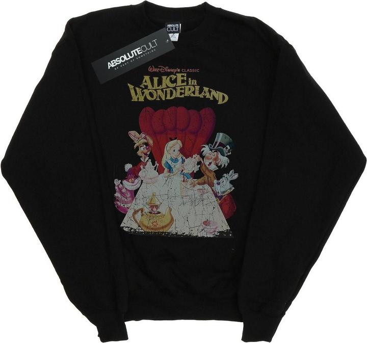 Disney Alice In Wonderland Retro Poster Sweatshirt Mädchen