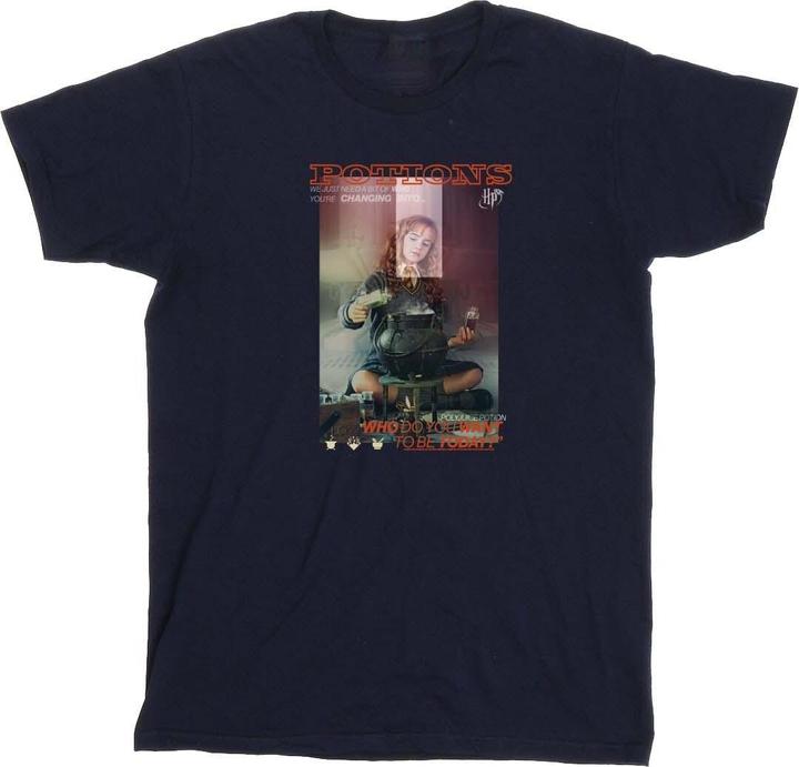 Actual product image Girls Hermoine Granger Polyjuice Cotton T-Shirt (128)