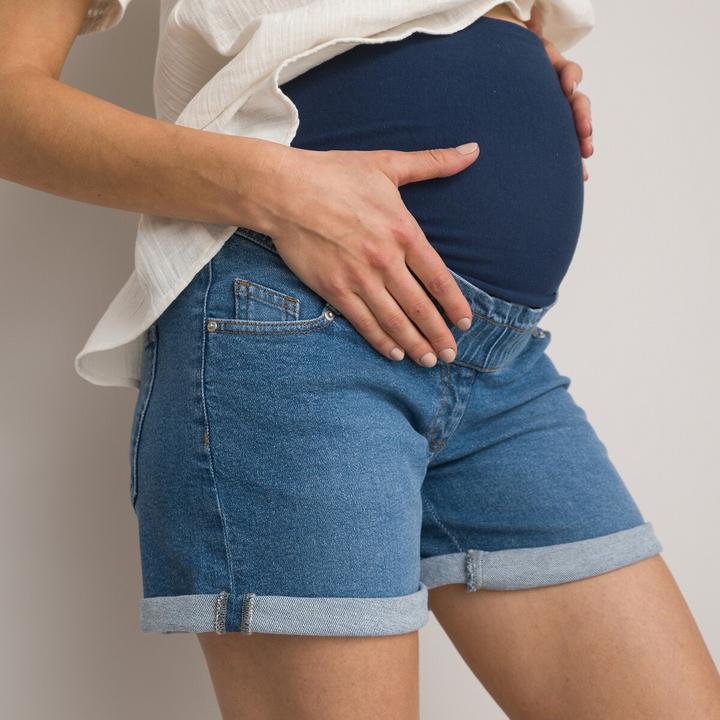 Produktbild La Redoute Collections Umstandsshorts aus Denim (42)