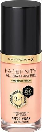 Max Factor Facefinity All Day Flawless 3 In 1 Foundation C30-Porcelain 30ml (C30 Porcelain)
