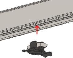 Actual product image Fischer Sliding nut FSM Clix P 8 (M8)