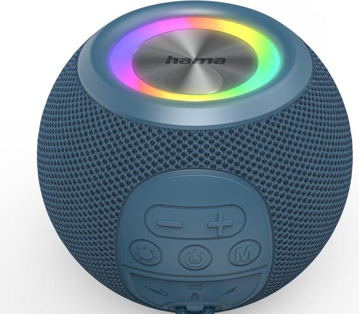 Actual product image Hama Ball Shape Speaker (10 h, Rechargeable battery operated)