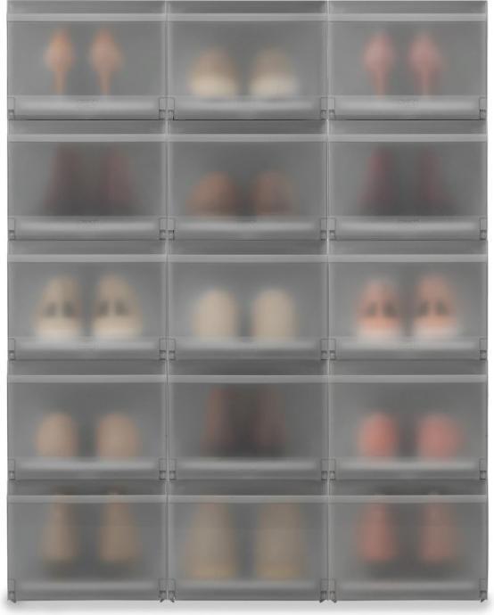 Actual product image Joseph Joseph Set of 6-piece shoe boxes. ShoeCasePremium