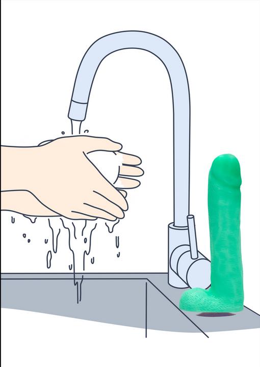 Actual product image S-Line - Soaps Dicky Soap With Balls - Glow In The Dark