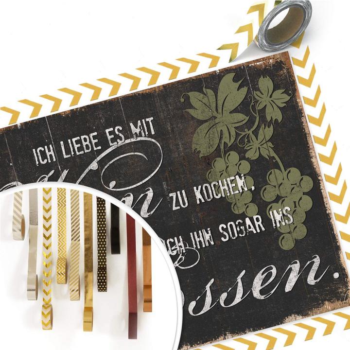 Produktbild Trenddeko Ich liebe es mit Wein zu kochen (120 x 100 cm)
