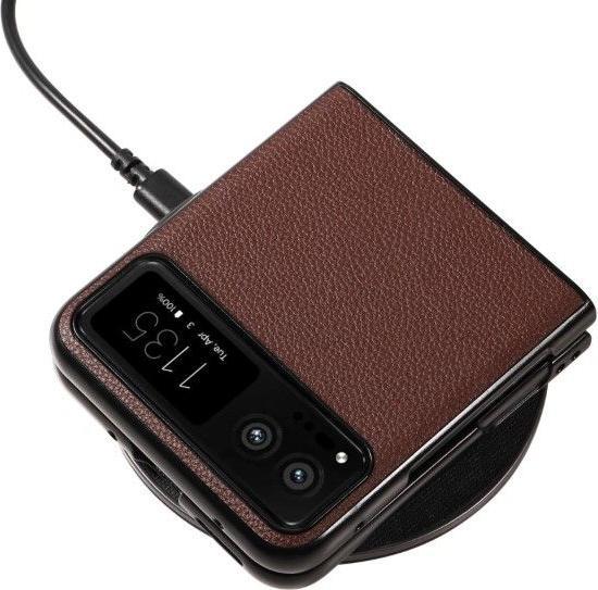 Image du produit MU Classic Série de couvertures de livres en cuir Litchi (Motorola Razr 40)