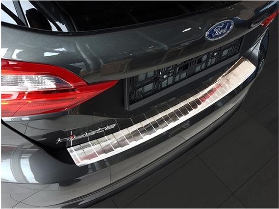 Avisa Edelstahl Ladekantenschutz für Ford Fiesta ab 2017 bis heute (Heck)