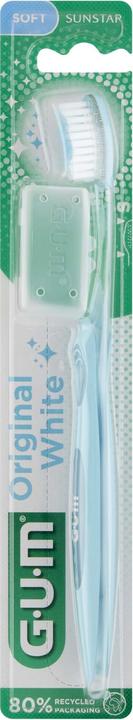GUM SUNSTAR Original White Zahnbürste compact soft (Weich, 1 x)