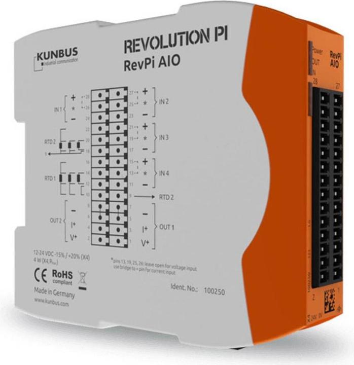 Actual product image Kunbus RevPI AIO analog (Add-on)