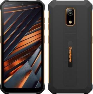 Actual product image Myphone Smartphone Iron Va Waterproof shockproof etange (64 GB, Black / Orange, 6.56", Dual SIM, 13 Mpx, 4G)