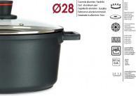 Image du produit Kinvara Cocotte en fonte à induction complète de 28 cm (Casserole à manche, Aluminium)