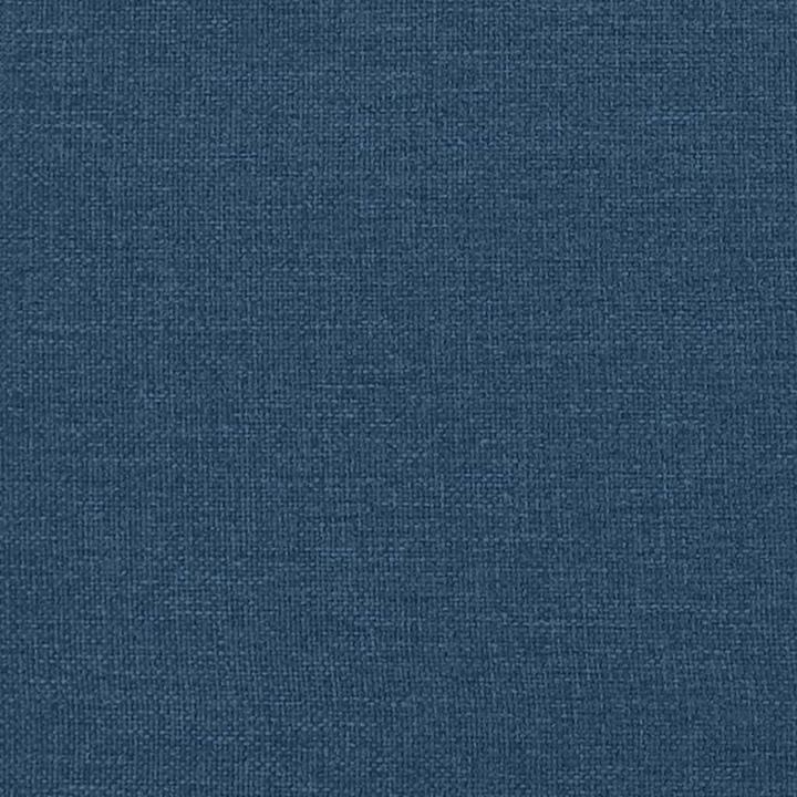 Actual product image VidaXL Box spring bed Upholstered bed Double bed Mattress Blue 160x200cm Fabric (160 x 200 cm, 160 x 200 cm)