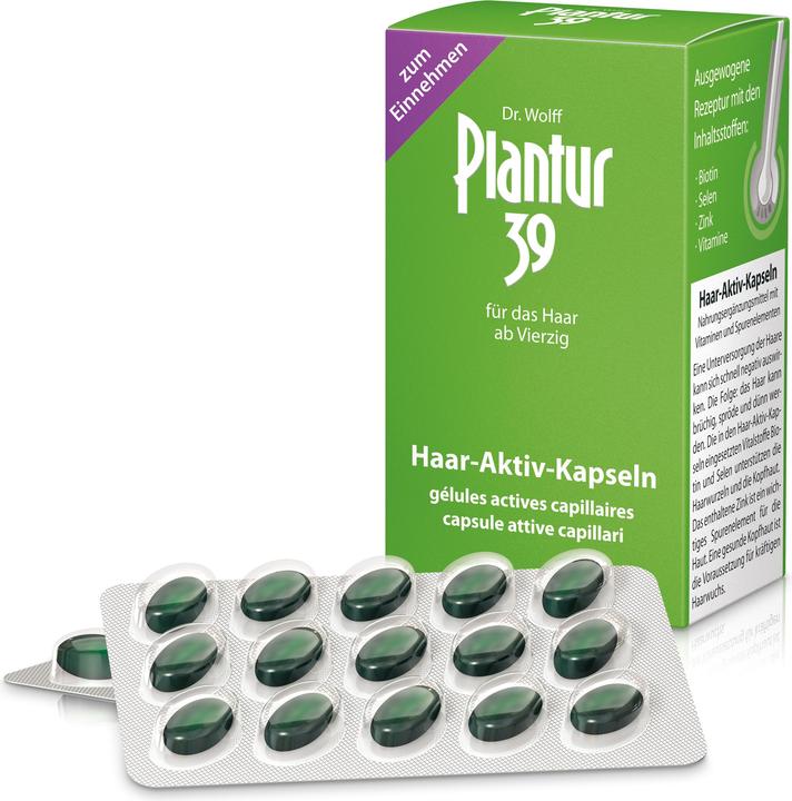 Actual product image Plantur 39 Active Hair Capsules (60 Piece, Capsules, 65 g)