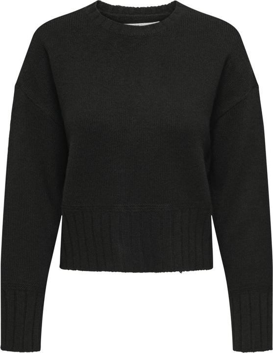 Only Kurzer einfarbiger Strickpullover