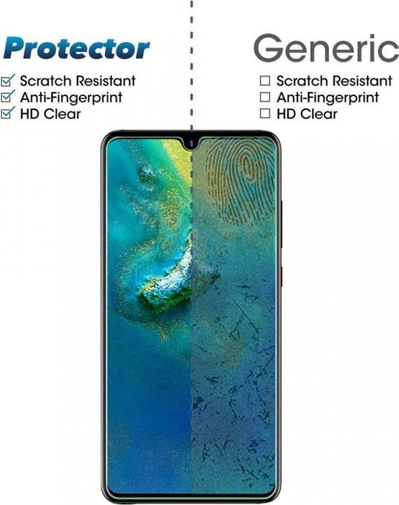 Immagine prodotto Screenguard Huawei Mate 20 X Pellicola protettiva in vetro Custodia Design amichevole (1 Pezzo/i, Mate 20 X)