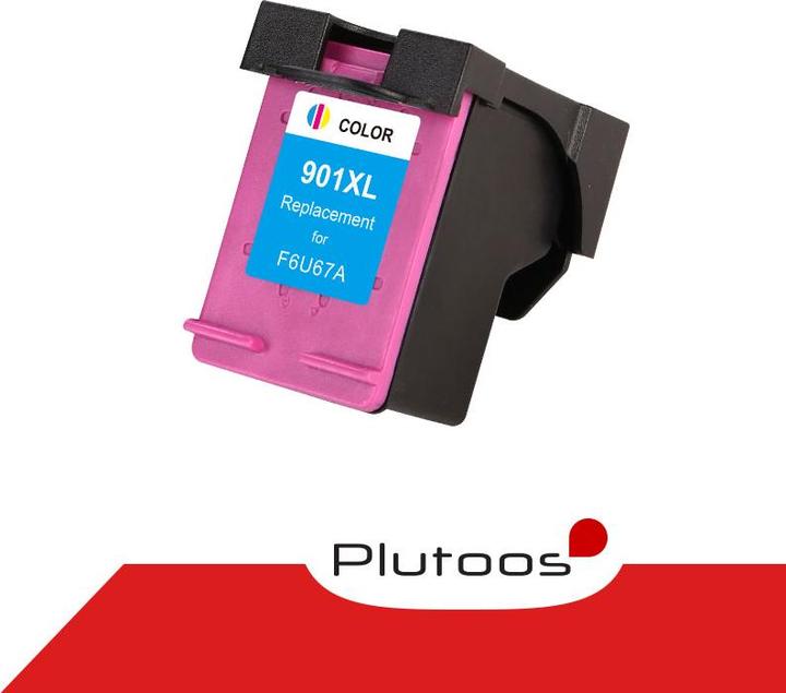 Immagine prodotto Plutoos Cartuccia HP 901 XL XXL compatibile, colore CC656AE (CL)