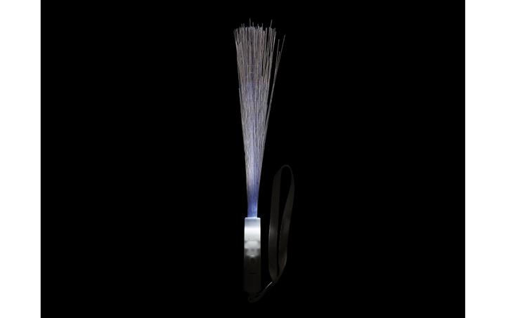Produktbild Partydeco LED Stab Glasfaser Weiss, 1 Stk.