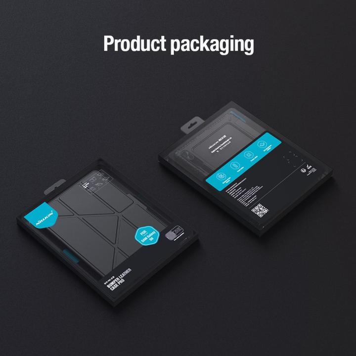 Produktbild Nillkin Bumper Leather Case Pro Hülle für Samsung Galaxy Tab S9 – Schwarz (Galaxy Tab S9)