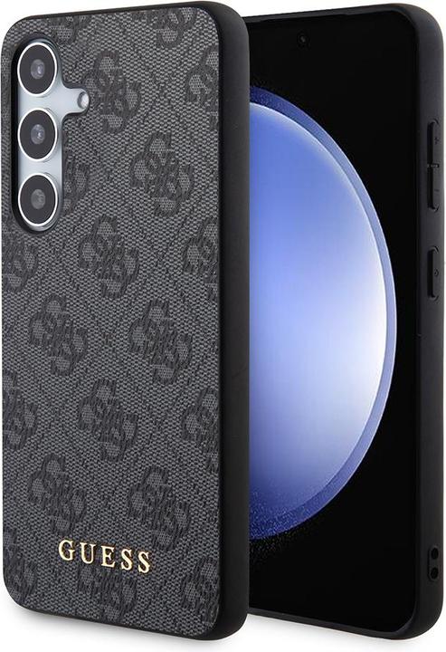 Actual product image Guess case for S24+ S926 GUHCS24MG4GFGR hardcase 4G Metal Gold Logo black (Samsung Galaxy S24+)
