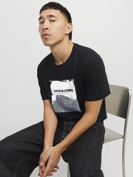Produktbild Jack & Jones Gedruckt Rundhalsausschnitt T-shirt T-shirt (S)