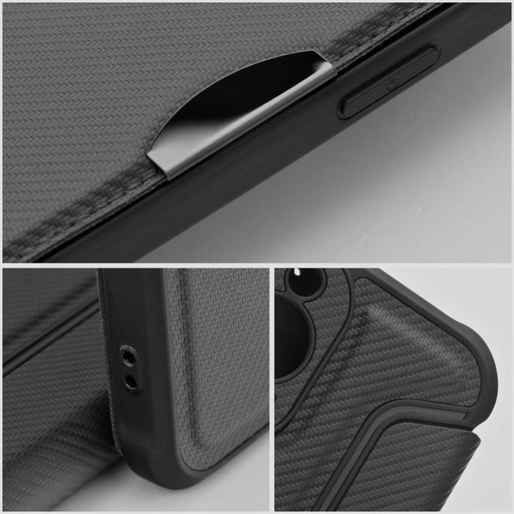 Produktbild OEM Book case RAZOR Book for IPHONE 16 Pro Max black (Apple iPhone 16 Pro Max)