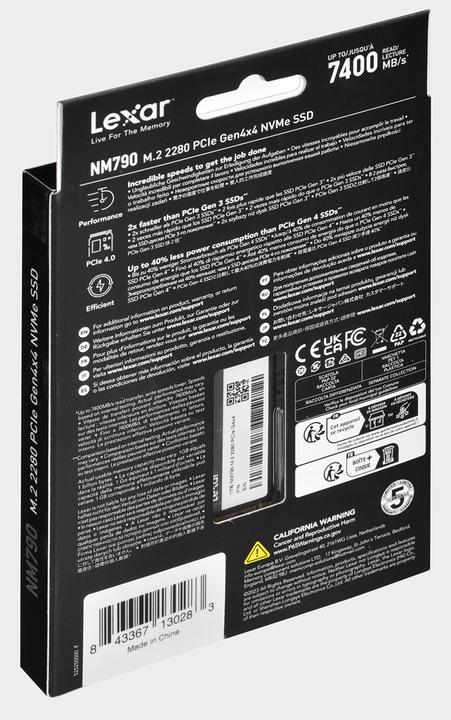 Actual product image Lexar NM790 (1000 GB, M.2 2280)
