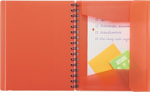Actual product image Kolma Notebook Easy A5 chequered berry (A5, Checked, Hardcover)