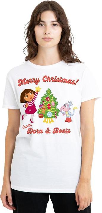 Produktbild Dora The Explorer Happy Holidays TShirt (S)