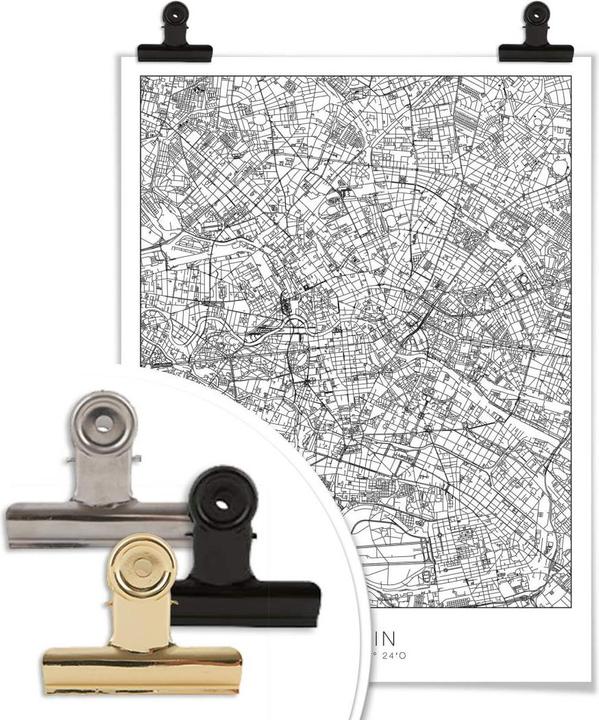 Produktbild Trenddeko Stadtplan Berlin (50 x 40 cm)