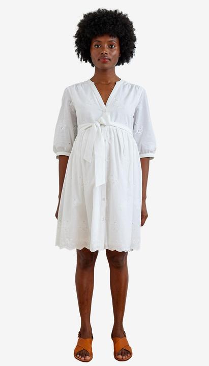 Produktbild Vertbaudet Kurzes Kleid mit Lochstickerei, Schwangerschaft und Stillzeit (32)