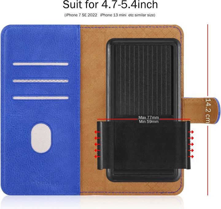 Produktbild Cadorabo Hülle für Samsung Galaxy ACE 4 Book Case Style (Samsung Galaxy Ace 4)
