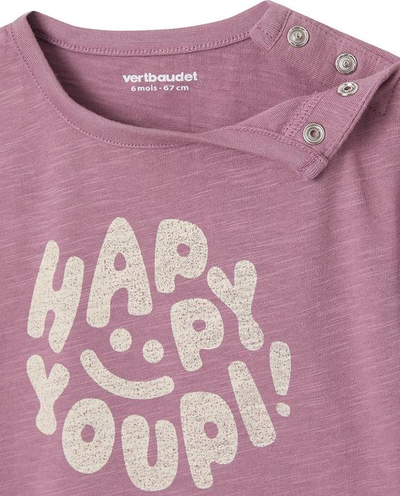 Produktbild Vertbaudet Bio-Kollektion: Baby T-Shirt HAPPY YOUPI (92)