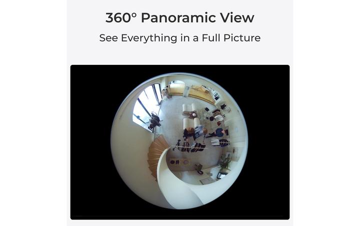 Actual product image Reolink Fisheye Series W520 WiFi (2560 x 2560 pixels)