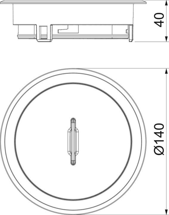 Actual product image OBO Bettermann OBO GES R2T Cr tube cover with handle bracket