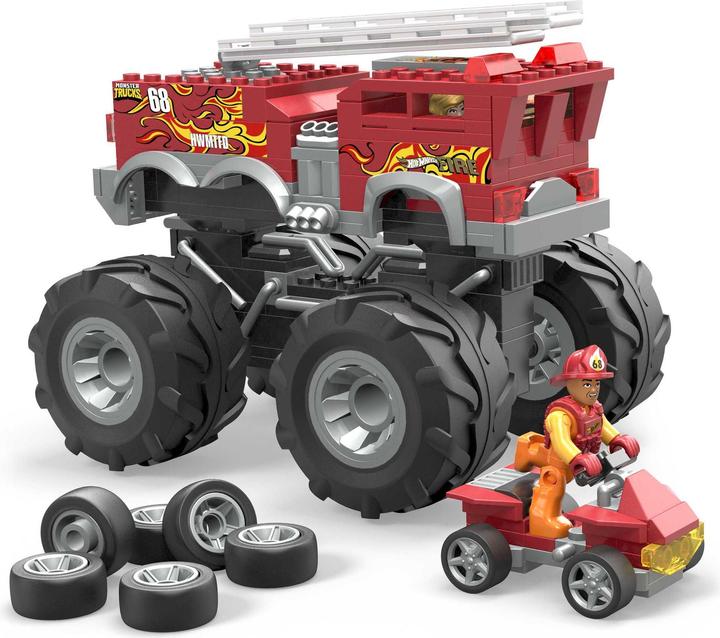 Actual product image Mega Construx MC HW 5 Alarm Monster Truck