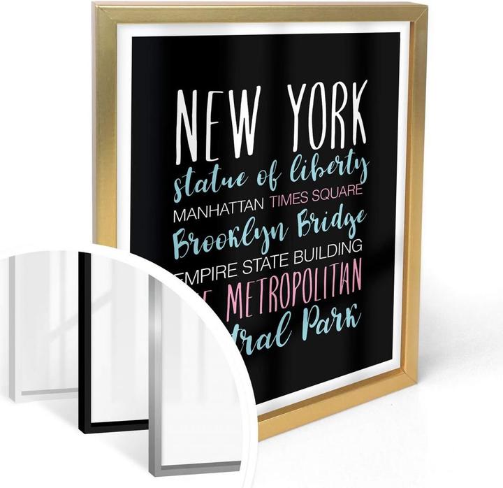 Image du produit Trenddeko Mots new-yorkais (24 x 30 cm)