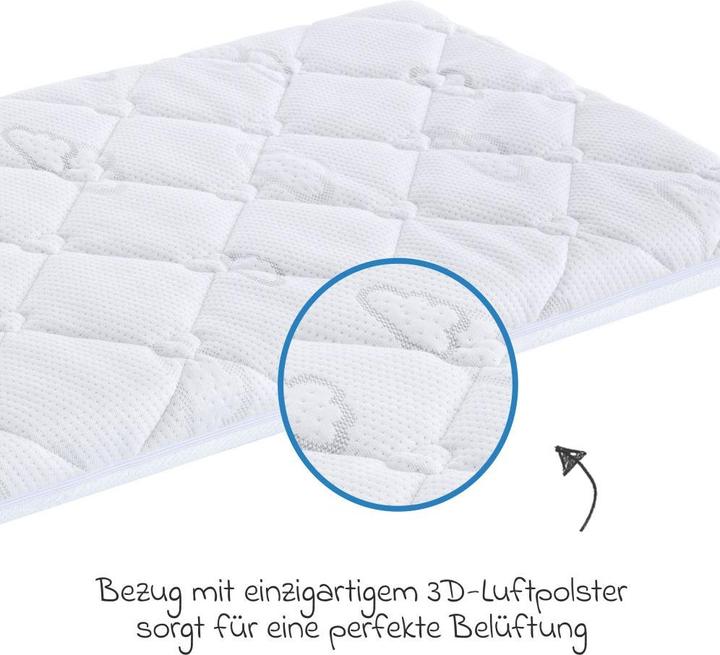 Actual product image Träumeland Cradle mattress Brise Light (40 x 90 cm)