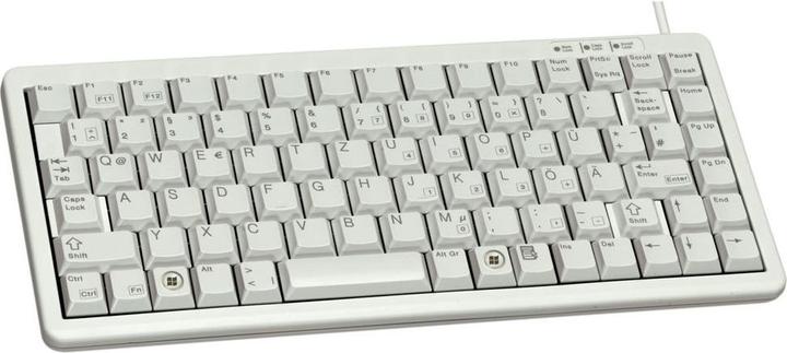 Produktbild CHERRY Tastatur grau Compact Layout DE (DE, Kabelgebunden)