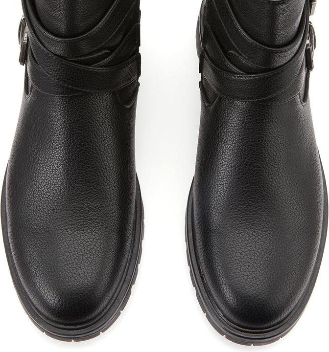 Image du produit La Redoute Collections Bottes de motard à talon plat (38)
