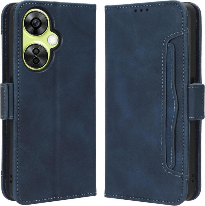 Cover-Discount OnePlus Nord CE 3 Lite - Etui avec de nombreuses poches pour cartes bleu foncé (OnePlus Nord CE 3 Lite)