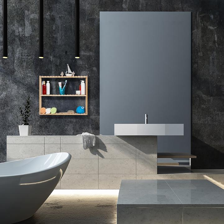 Actual product image Relaxdays Wall shelf (60 x 15 x 50 cm)