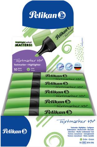 Actual product image Pelikan Highlighter 490 1-5mm green (AAU761, 5 mm, 10 x)