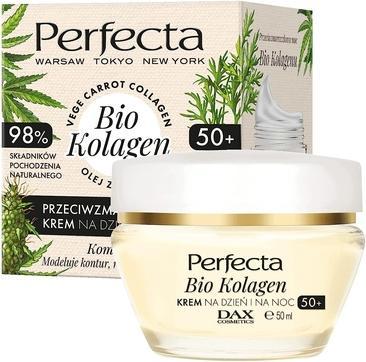 Produktbild PERFECTA Bio Kolagen 50+ przeciwzmarszczkowy krem na dzień i na noc 50ml (50 ml, 24h Creme)