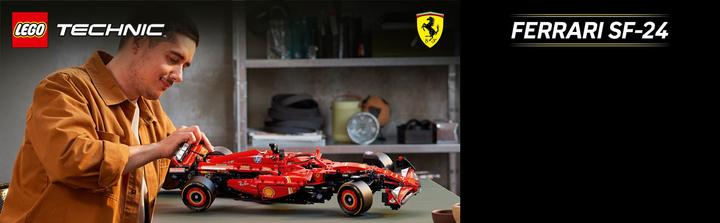 Actual product image LEGO Ferrari SF-24 F1 Rennauto (42207, LEGO Technic)