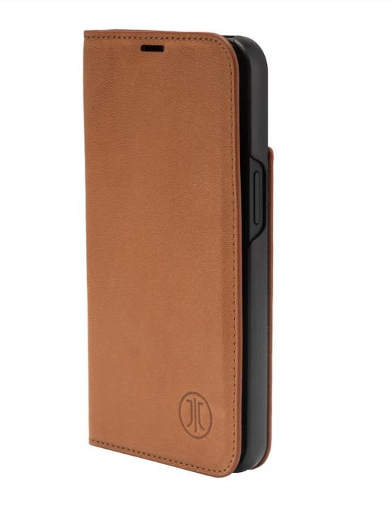 Produktbild JT Berlin iPhone 14 - Tegel Flip Case cognac (Apple iPhone 14)