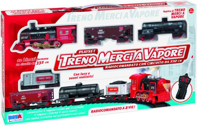 Rs Toys Radioc Steam Freight Train. Locomotive + 3 Cars