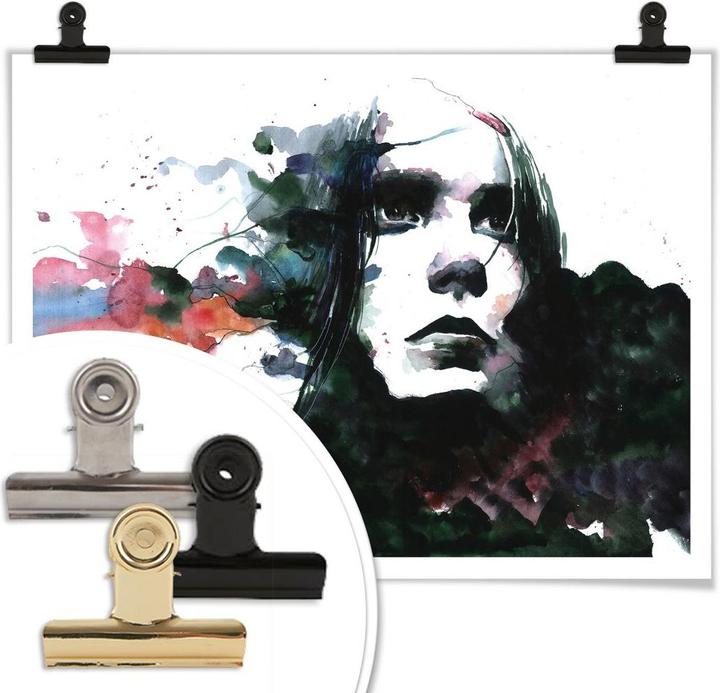 Actual product image Trenddeko Watercolour Face 01 (30 x 24 cm)
