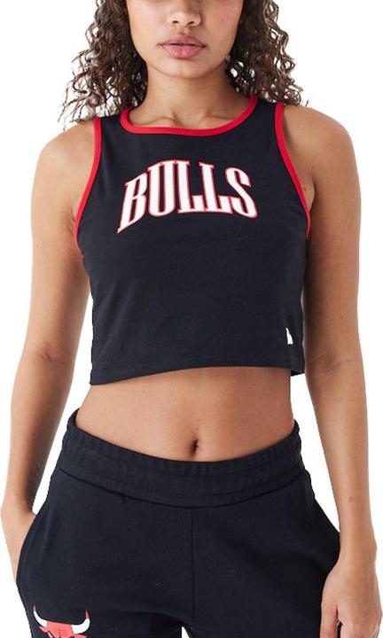 Produktbild New Era Ladies Crop Tank Top Chicago Bulls schwarz - L (L)