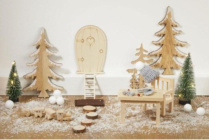 Image du produit Hobby Fun Mini-véhicule Chemin de fer en bois Nature