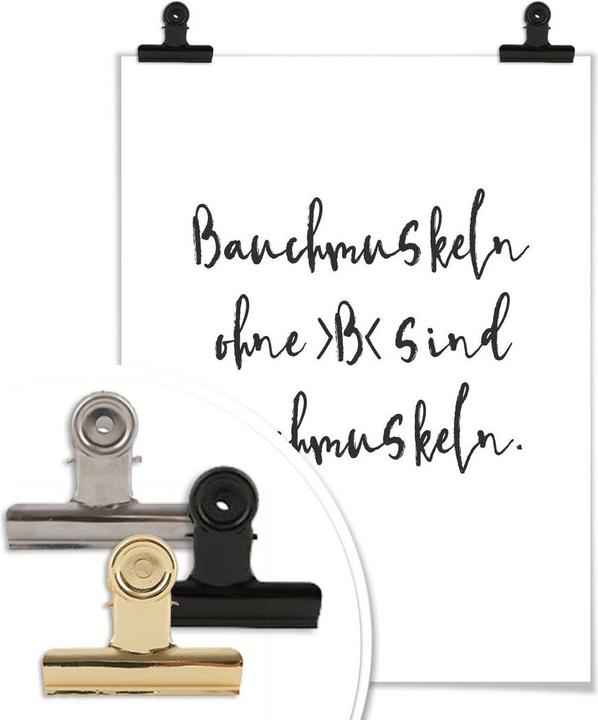 Produktbild Trenddeko Bauchmuskeln ohne B (60 x 80 cm)